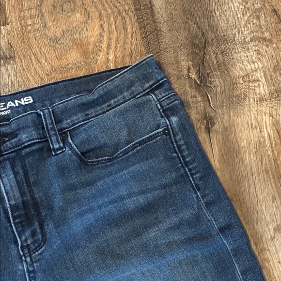 DKNY Women's SOHO Straight Leg Dark Blue Jeans size 10 - Picture 5 of 16